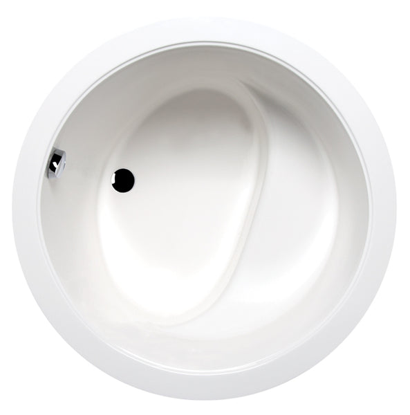 Americh BV4242PA2 Beverly Round 42" x 42" Drop In Platinum Combo 2 Tub
