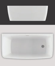 Load image into Gallery viewer, Bain Ultra BVBCHW0LN VIBE 58 x 28 BACK TO WALL Soaking Tub Only