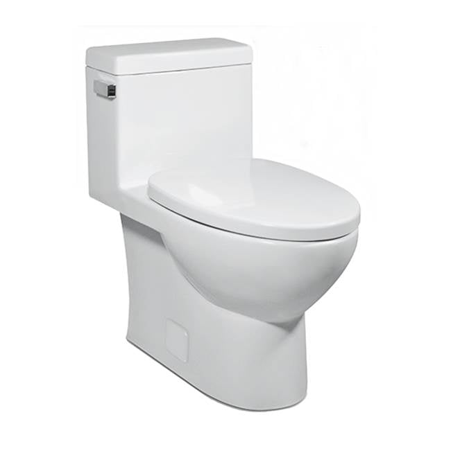 Icera C-2620.01 Vista II 1 Piece High Efficiency Compact Elongated Toilet - White