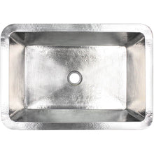 Load image into Gallery viewer, Linkasink C054-2 Hammered Rectangular Box Sink With 2 Drain Opening