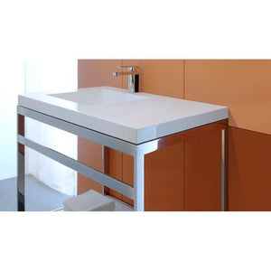 Wet Style C36B Furniture C - Console - 22 1/8 X 36 1/4 - Stainless Steel Brushed Finish
