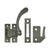 Deltana CF450 Window Lock, Casement Fastener, Reversible, 4-1/2