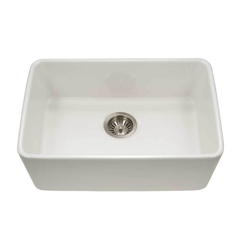 Hamat H-CHE-2417SU Undermount Fireclay Single Bowl Kitchen Sink