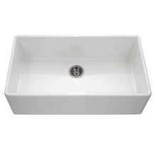 Load image into Gallery viewer, Hamat H-CHE-3620SA Apron-Front Fireclay Single Bowl Kitchen Sink