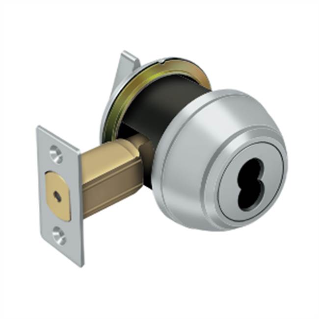 Deltana CL200LMIC-26D Single Deadbolt IC Core Non CYL GR1 - Brushed Chrome