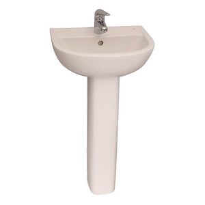 Barclay B/3-538WH Compact 450 Basin 8 Widespread  - White