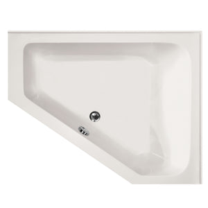 Hydro Systems COU6048ATO-LH Courtney 60 X 48 Acrylic Soaking Left Hand Tub