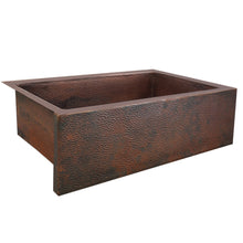 Load image into Gallery viewer, Native Trails CPK292 Pinnacle Apron 33&quot; Copper Kitchen Sink Antique Copper