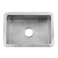 Load image into Gallery viewer, Native Trails CPK578 Cocina 21&quot; Undermount Copper Kitchen Sink Brushed Nickel