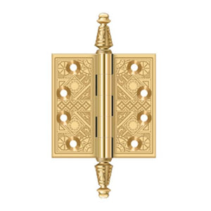 Deltana CSBP35 3-1/2 x 3-1/2 Square Hinges - PVD Polished Brass