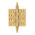 Deltana CSBP35 3-1/2 x 3-1/2 Square Hinges - PVD Polished Brass