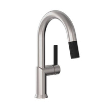 Load image into Gallery viewer, BARiL CUI-9248-02L Single Hole Bar / Prep Kitchen Faucet With 2-Function Pull-Down Spray