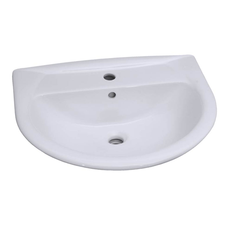 Barclay B/3-301WH Karla 605 Basin Only 1 Hole  - White