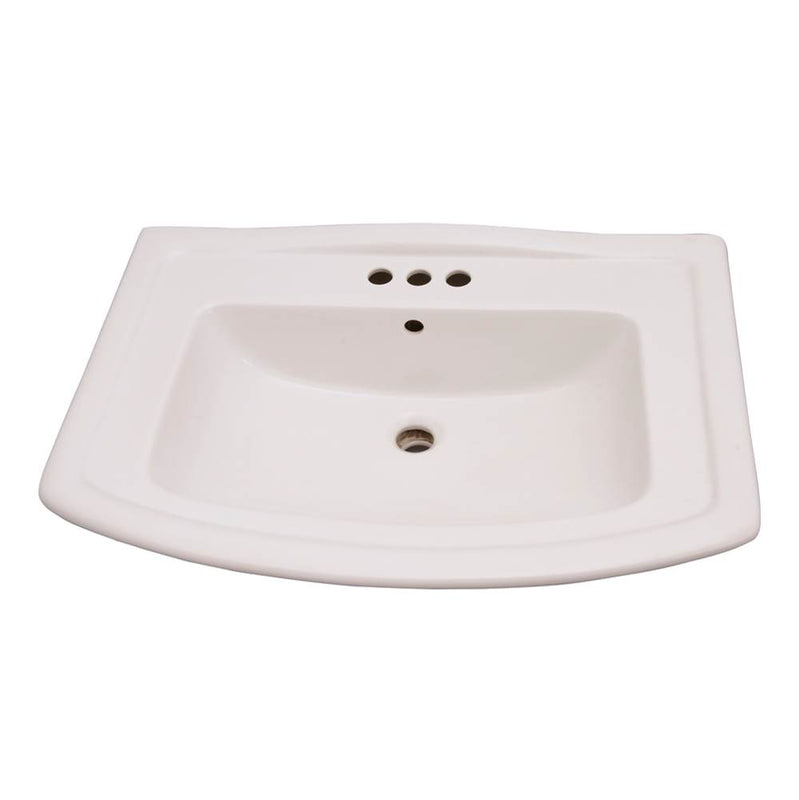Barclay B/3-494WH Washington 765 Wash Basin 4" Centerset  - White