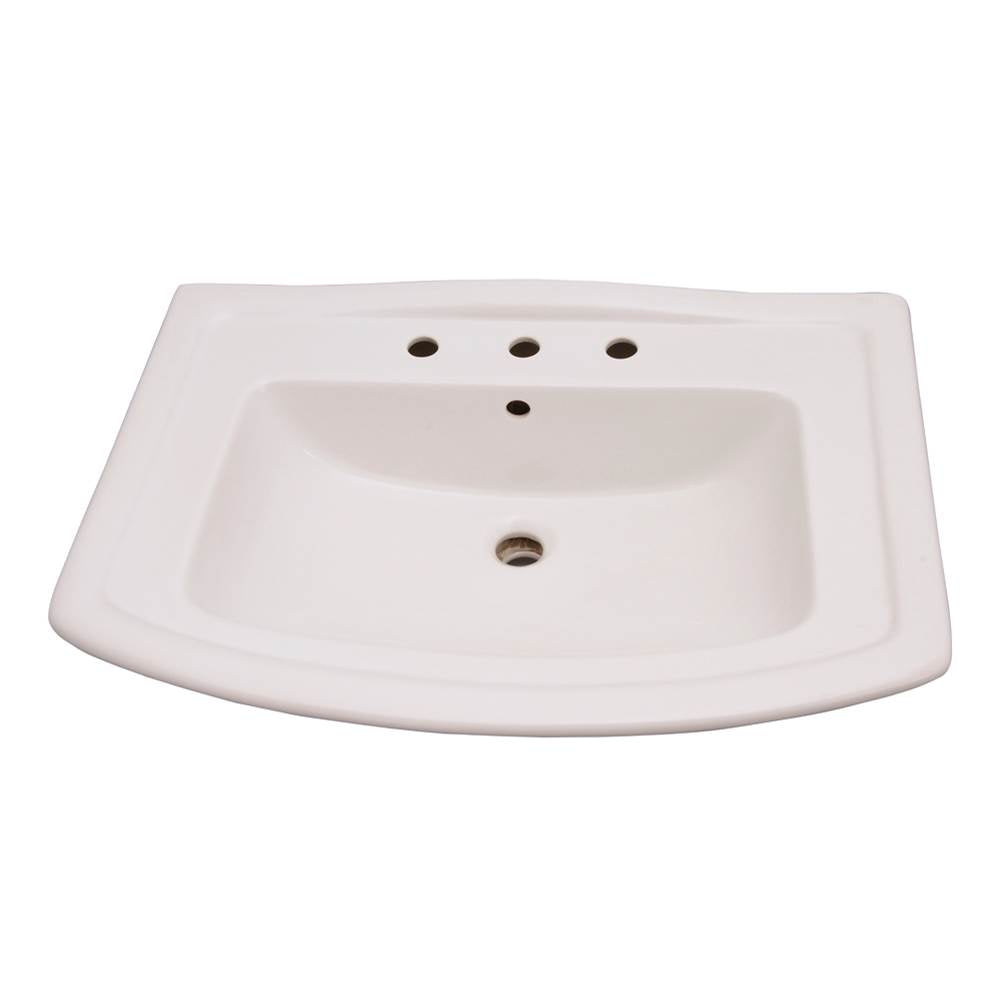 Barclay B/3-498WH Washington 765 Wash Basin 8" Centerset  - White