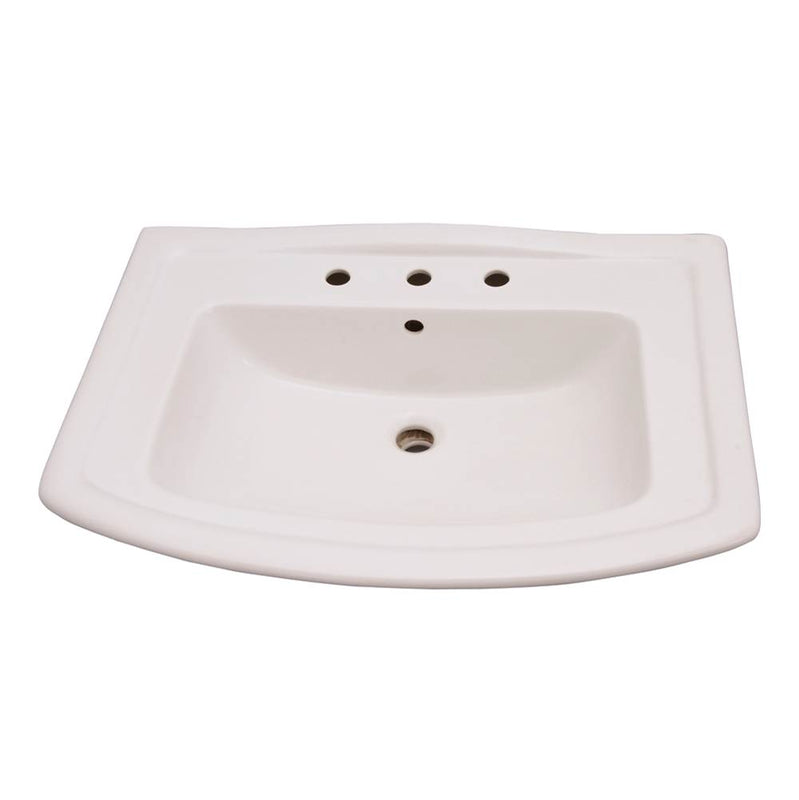 Barclay B/3-498WH Washington 765 Wash Basin 8" Centerset  - White