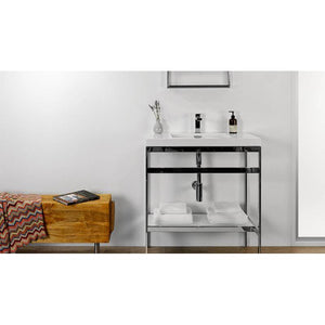 Wet Style CM24M Furniture C Metro - Console - 18 3/16 X 24 1/4 - Stainless Steel Mirror Finish