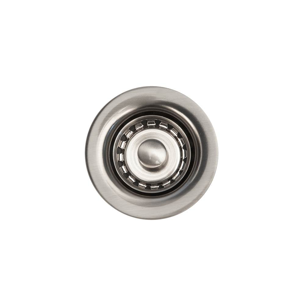 Premier Copper Products D-133BN 2" Bar Basket Strainer Drain - Brushed Nickel