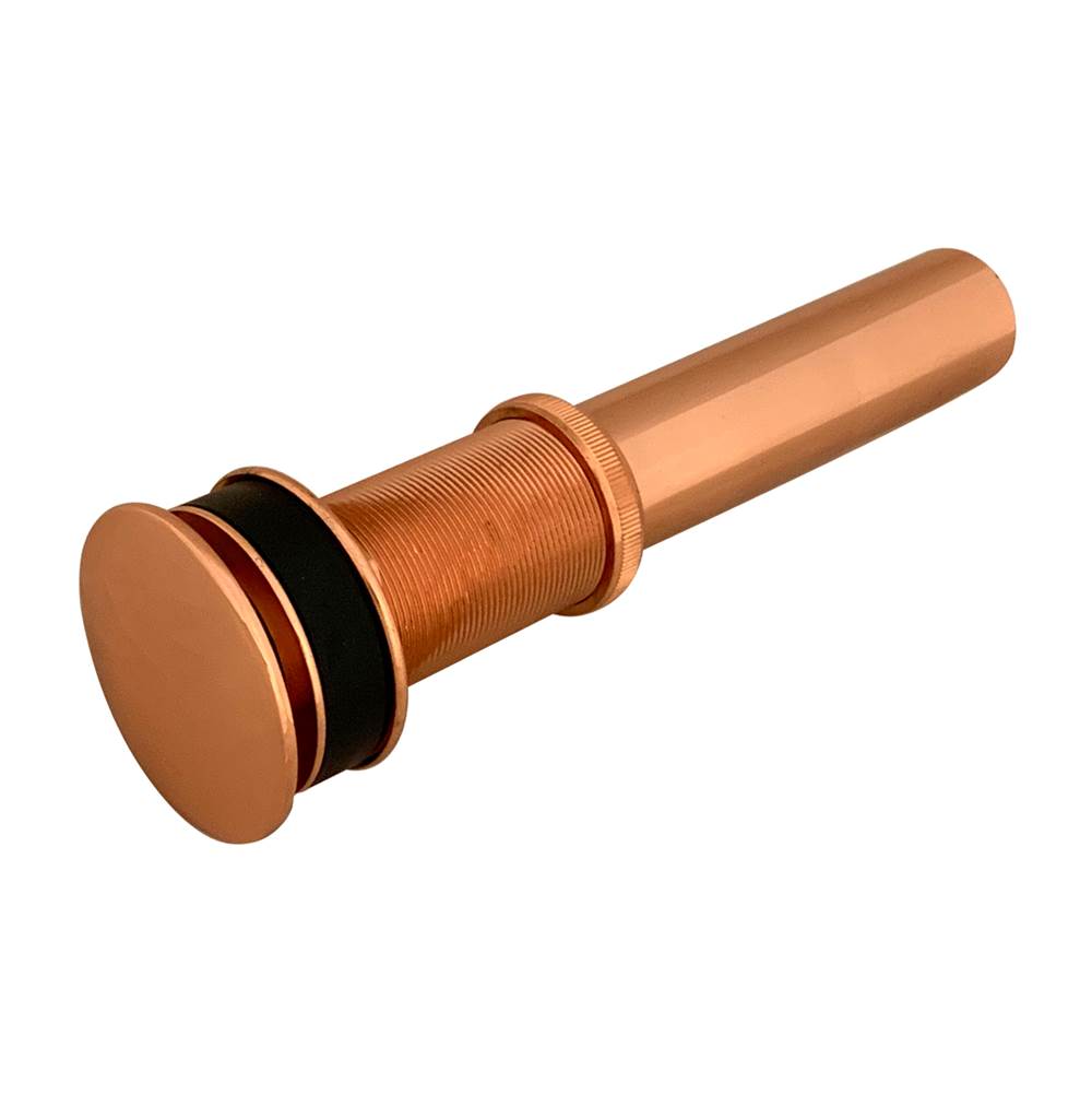 Premier Copper Products D-208PC 1.5" Non-Overflow Pop-up Bathroom Sink Drain - Polished Copper