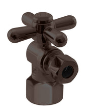 Load image into Gallery viewer, Westbrass D103BX Angle Stop, 1/2 in. IPS x 3/8 in. OD - 1/4-Turn Cross Handle