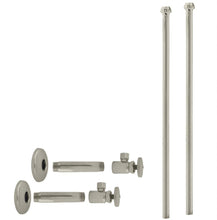 Load image into Gallery viewer, Westbrass D103KBN Faucet Kit - 1/2 in. IPS x 3/8 in. OD x 20 in. Bullnose