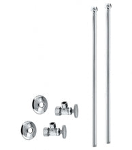 Load image into Gallery viewer, Westbrass D105KBN Faucet Kit - 5/8 in. OD x 3/8 in. OD x 20 in. Bullnose