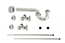 Load image into Gallery viewer, Westbrass D1538L Standard Pedestal Lavatory Kit - Round Handles