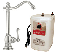 Load image into Gallery viewer, Westbrass D204HFP Victorian 1-Handle Hot Water Dispenser Faucet with Instant Hot Tank