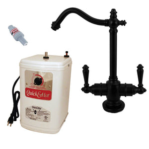 Westbrass D205HFP Victorian 9 in. Hot and Cold Water Dispenser and Tank