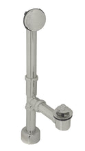 Load image into Gallery viewer, Westbrass D3211HK Finished Twist and Close Bath Waste - Hidden Overflow -14 in. Make-Up, 17 Ga.