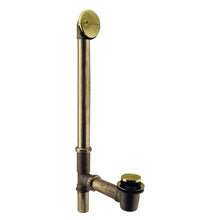 Load image into Gallery viewer, Westbrass D326 Tip Toe Bath Waste - 22 in. Make-Up, 17 Ga. Tubing
