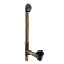 Load image into Gallery viewer, Westbrass D326 Tip Toe Bath Waste - 22 in. Make-Up, 17 Ga. Tubing