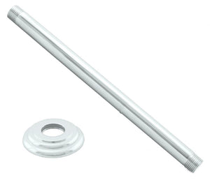Westbrass D3612A 1/2 in. IPS x 12 in. Ceiling Mounted Shower Arm with Flange