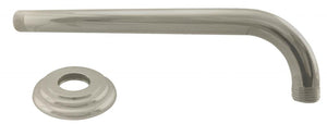 Westbrass D3700-1 1/2 in. IPS x 10 in. 90-Degree Rain Shower Arm with Flange
