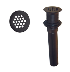 Westbrass D411 Grid Strainer Lavatory Drain w/o Overflow Holes - Exposed