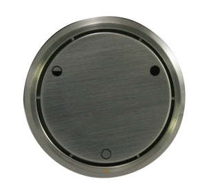 Westbrass D493CHM Round Replacement, Full or Partial Closing Metal Overflow