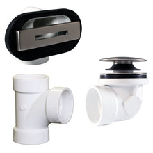 Load image into Gallery viewer, Westbrass D560RK Linear Overflow Plumbers Pack withTee and ADA Tip-Toe Drain