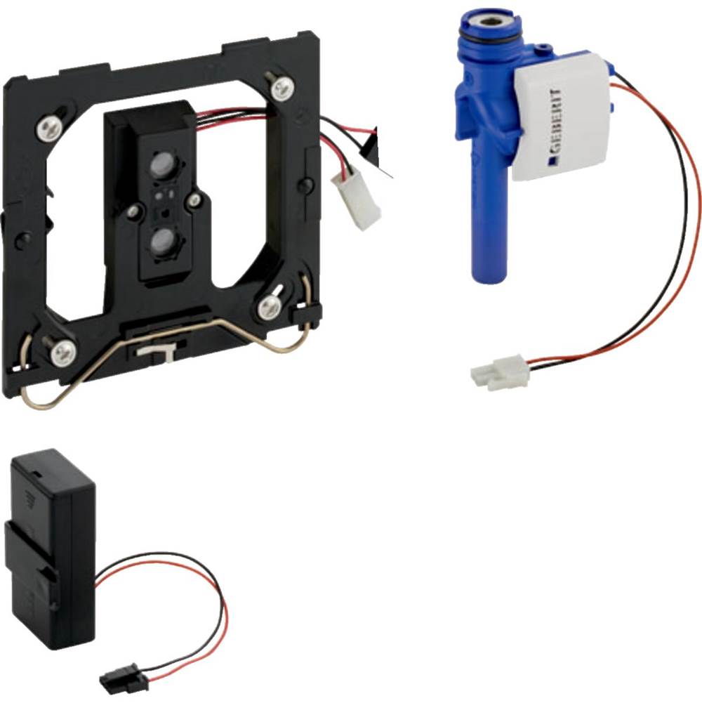 Geberit 116.038.00.1 Urinal Flush Control With Electronic Flush Actuation, Battery Operation, Without Cover Plate 0.5 Lpf