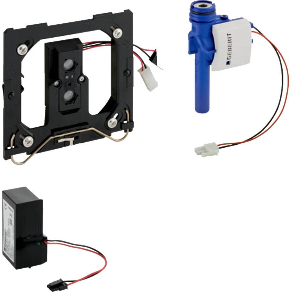 Geberit 116.028.00.1 Urinal Flush Control With Electronic Flush Actuation, Mains Operation, Without Cover Plate 0.5 Lpf