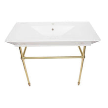 Load image into Gallery viewer, Barclay 964WH Opulence Console 39 - 1/2 Rectangle Bowl 8 Widespread
