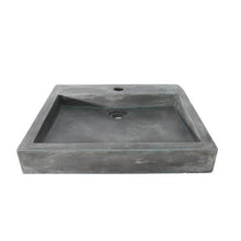 Load image into Gallery viewer, Barclay 5-323C Ewan Rect Cement Above Counter 1 Faucet Hole