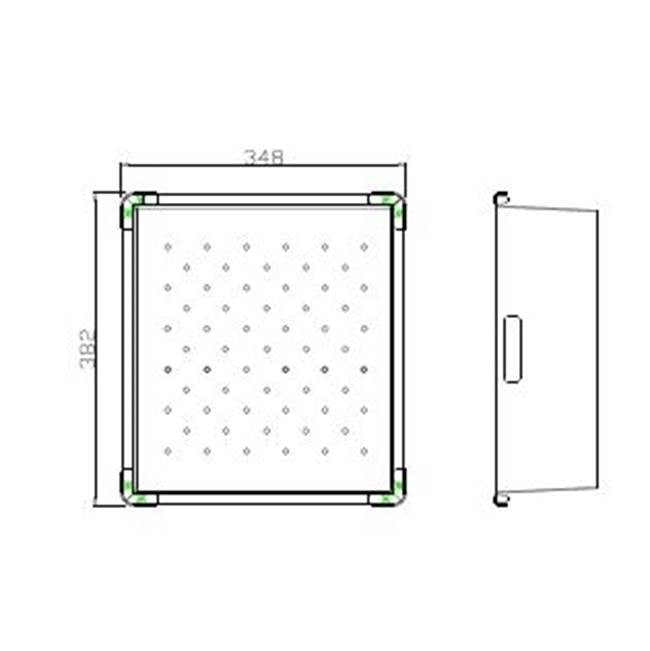 Hamat DRY-1416 Drying Tray 13 11/16 x 15 1/16 x 5 D