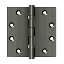 Load image into Gallery viewer, Deltana DSB45B 4-1/2 x 4-1/2 Square Hinges, Ball Bearings