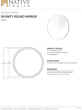 Load image into Gallery viewer, Native Trails MR525 Divinity Round Mirror