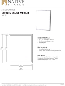 Native Trails MR520 Divinity Small Mirror