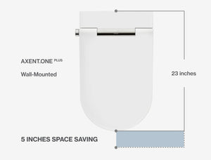Axent E310-E291-U1 One Plus Wall-Hung Intelligent Toilet White