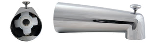 Westbrass E5074D-1F 7 Inch Diverter Tub Spout for Copper Pipe