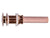 Eden Bath EB_SS050RG Round 15-in Stainless Steel Undermount Sink in Rose Gold with Drain