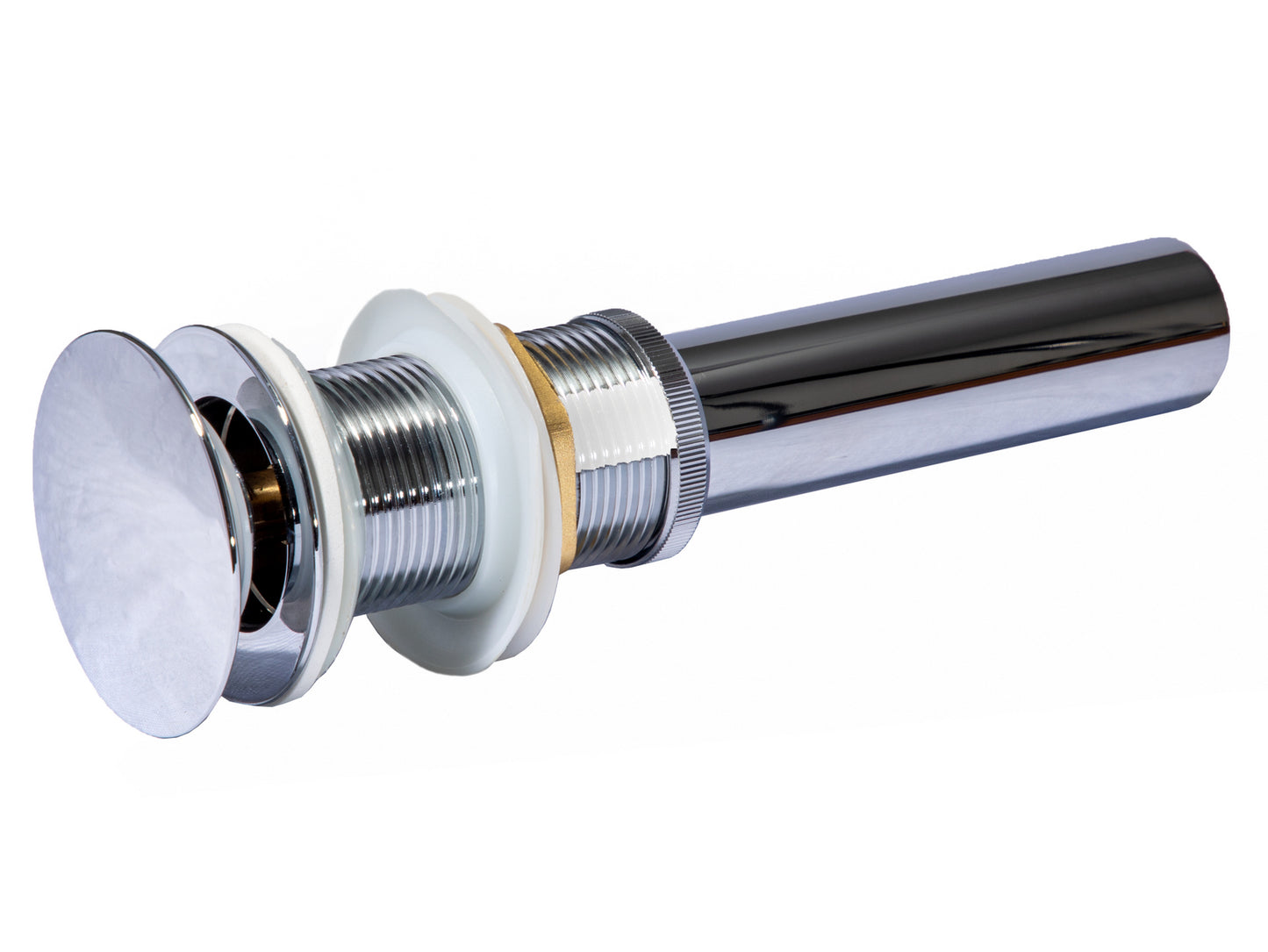 Eden Bath EB_SS003SV Round 15.75-in Stainless Steel Vessel Sink with Rim in Silver with Drain