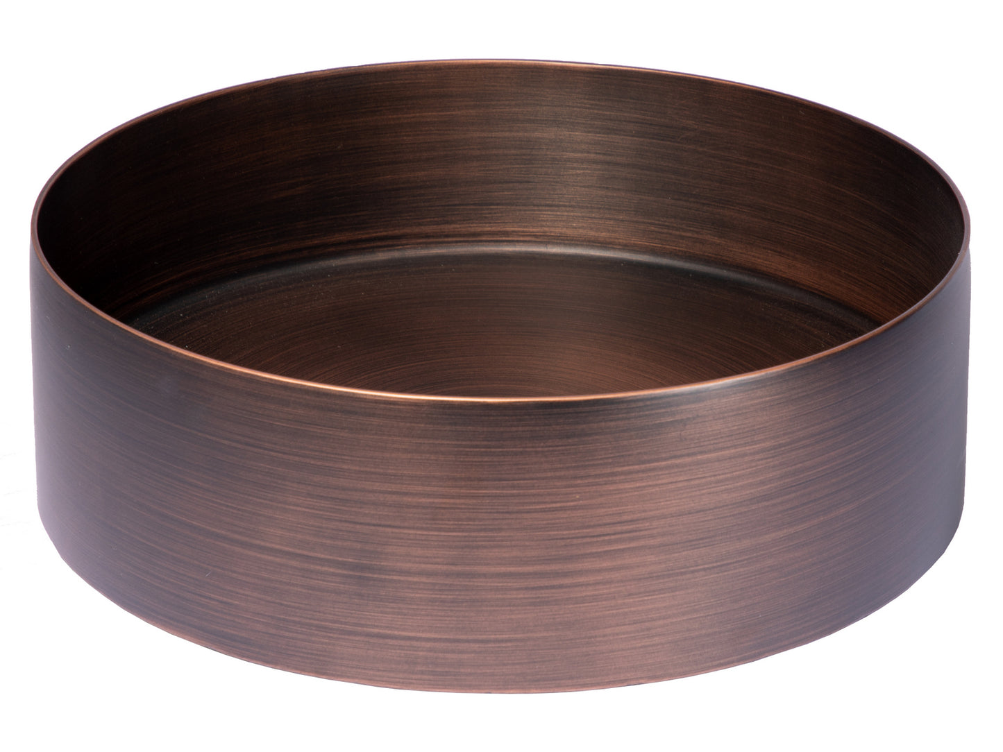 Eden Bath EB_SS001BZ Round 15-in Stainless Steel Vessel Sink in Bronze with Drain